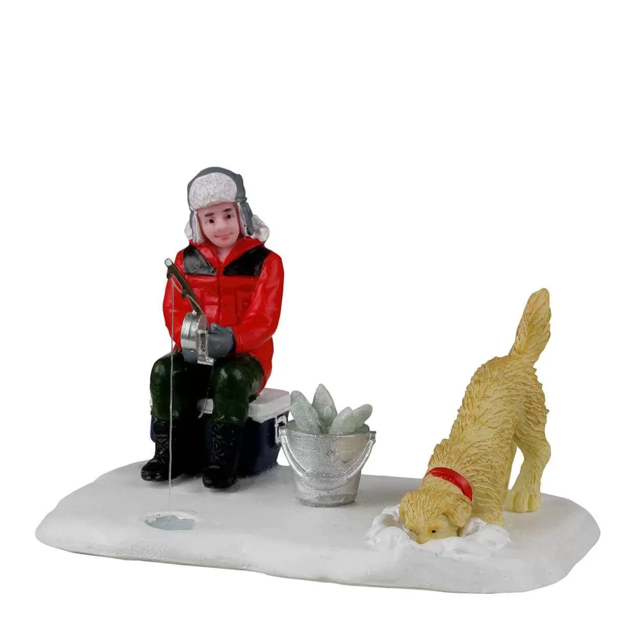 Vail Figurines-Lemax 22138 Ice Fishing Buddies