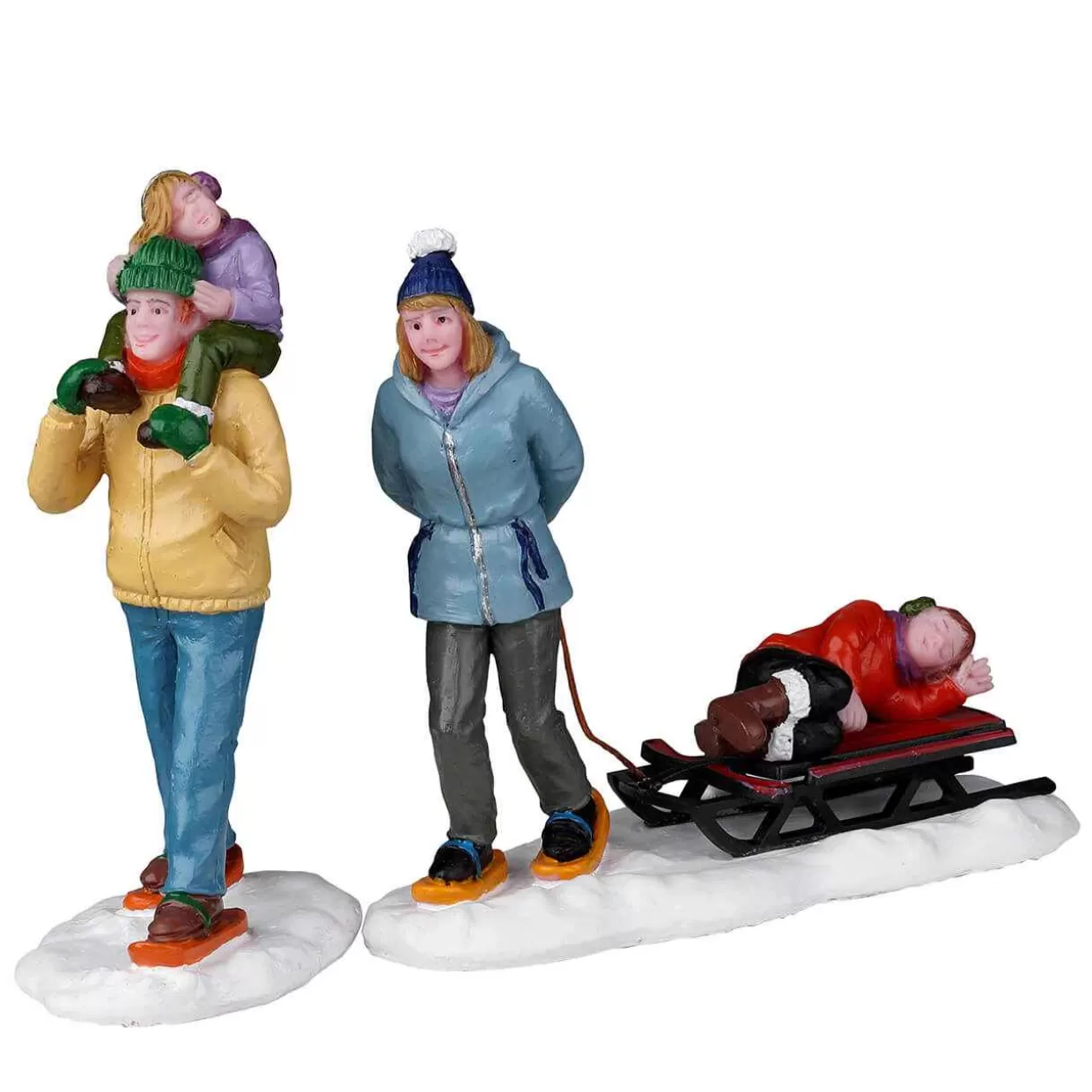 Vail Figurines-Lemax 22148 Long Day Snowshoeing