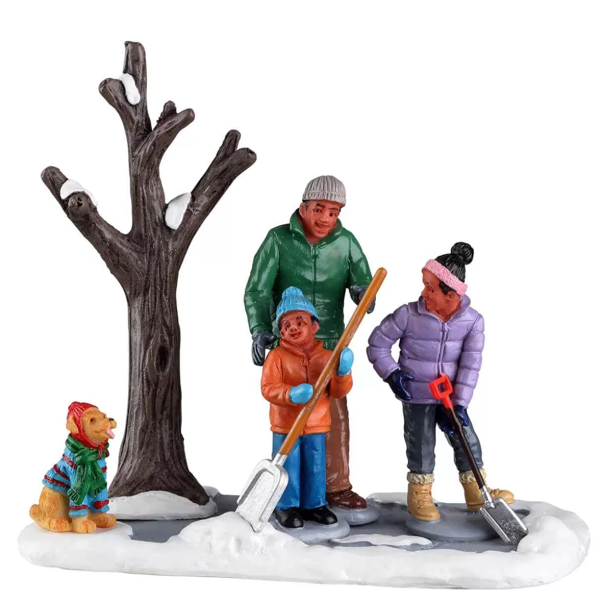 Harvest Crossing Table Pieces-Lemax 23594 Shoveling The Driveway