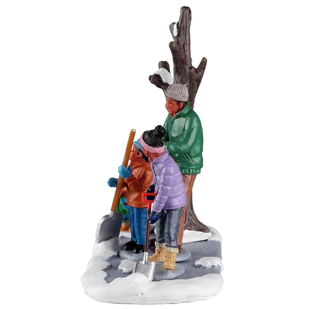 Harvest Crossing Table Pieces-Lemax 23594 Shoveling The Driveway