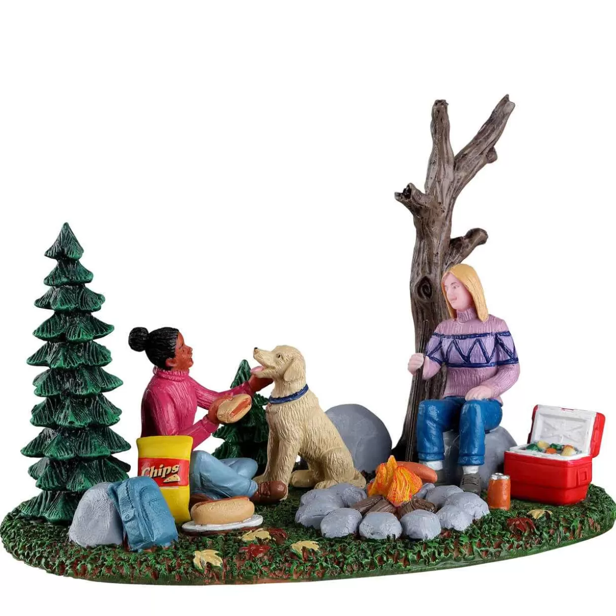 Harvest Crossing Table Pieces-Lemax 23597 Fall Camping Trip