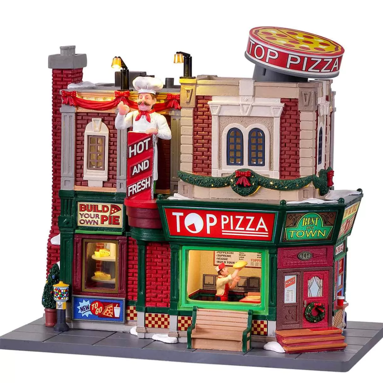 Harvest Crossing Table Pieces-Lemax 25860 Top Pizza