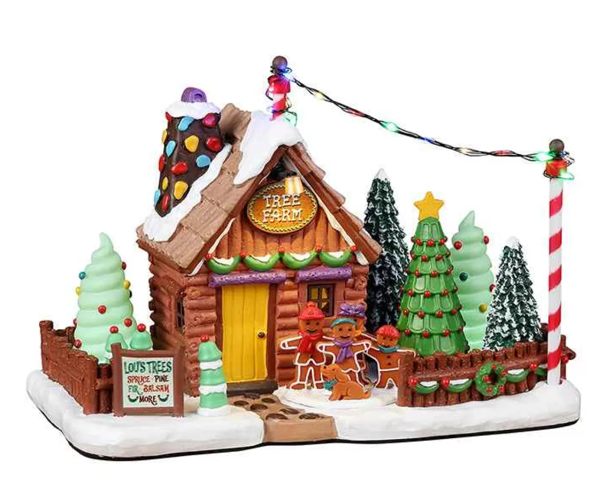 Sugar n Spice Table Pieces-Lemax 25951 Lou's Tree Farm