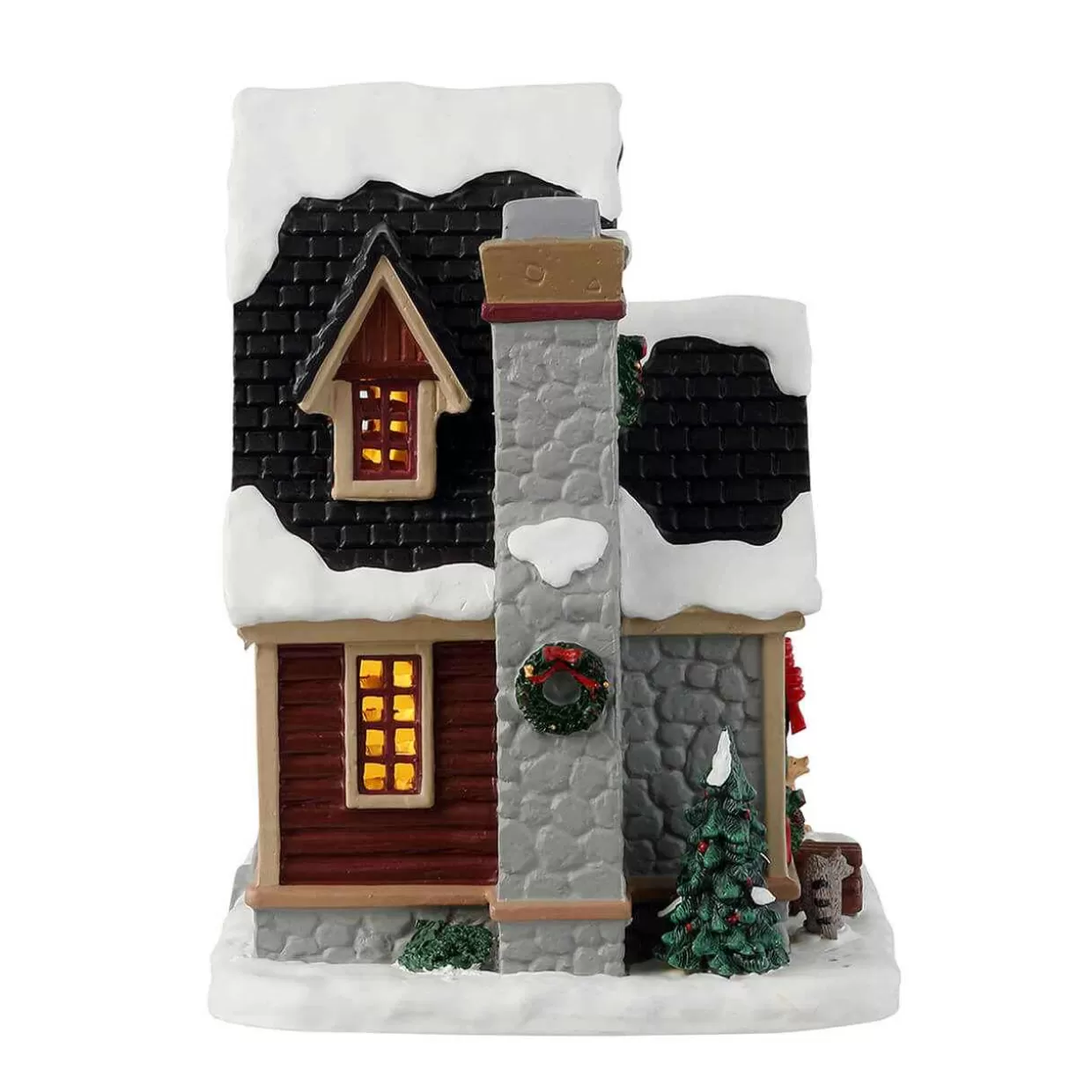 Vail Lighted Buildings-Lemax 35077 Christmas Cabin