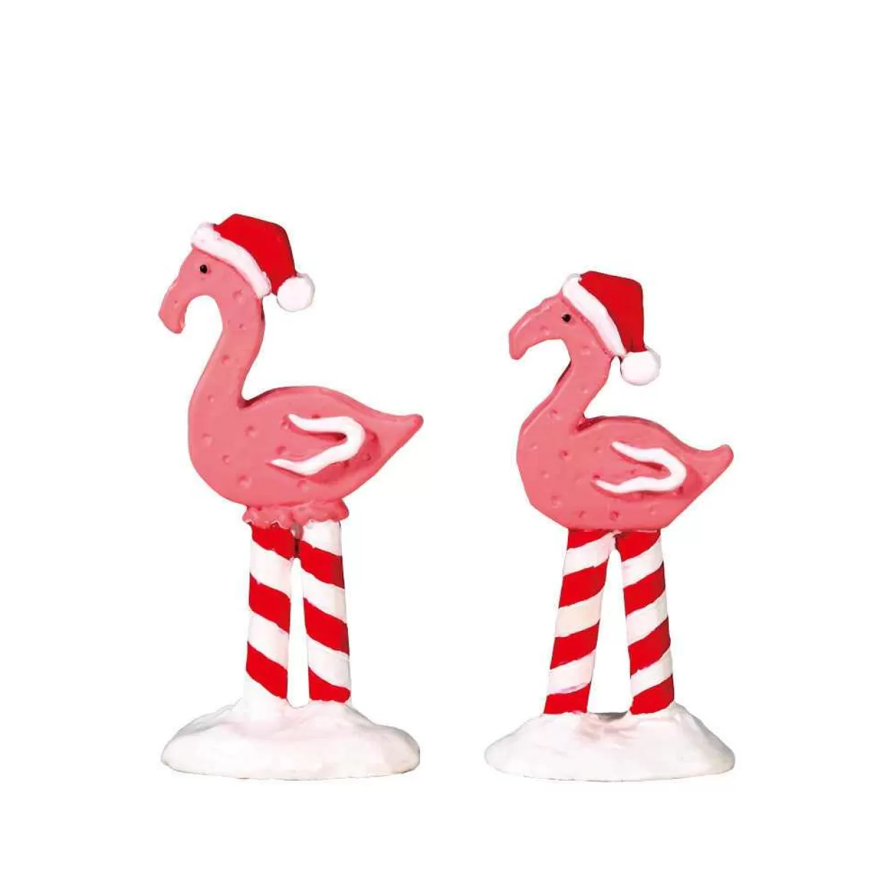 Sugar n Spice Accessories-Lemax 74209 Pink Flamingos, Set Of 2