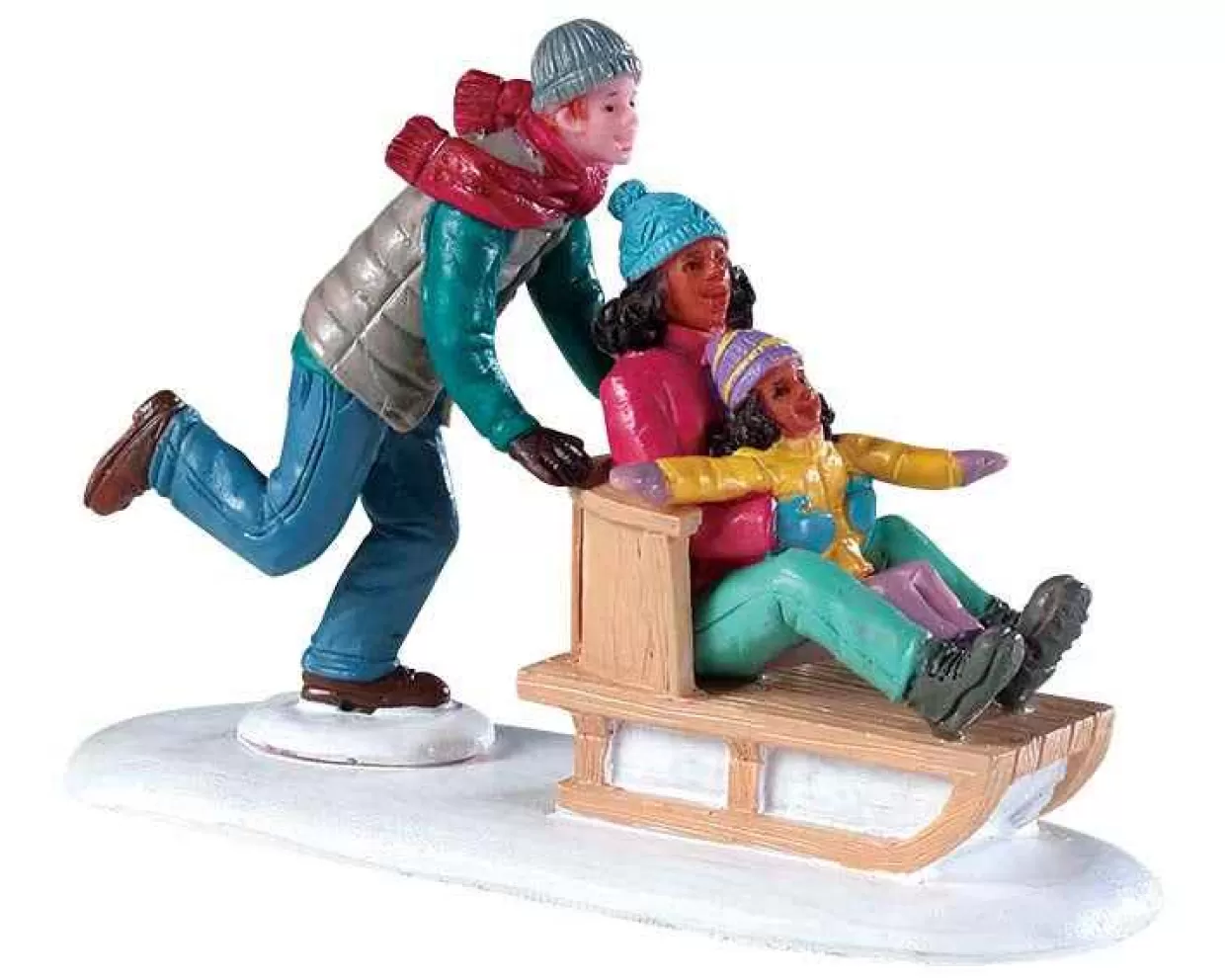 Vail Figurines-Lemax 92755 Family Snow Day