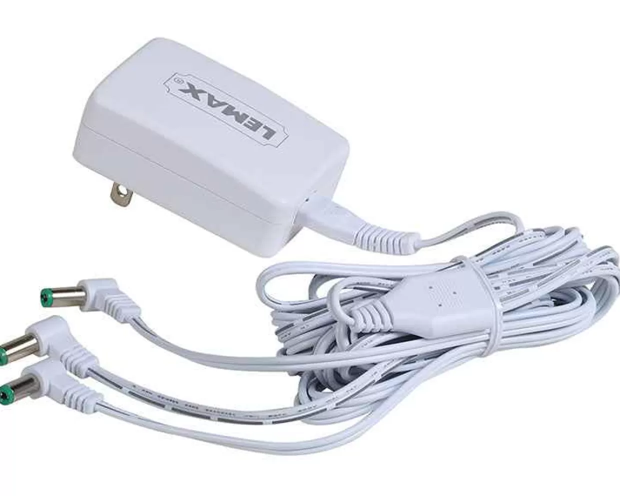 General Products Accessories-Lemax 94563 Power Adaptor, 4.5V, 3-Output, White, Fixed Us Plug V.2